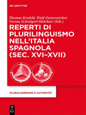 cover image of Reperti di plurilinguismo nell'Italia spagnola (sec. XVI-XVII)